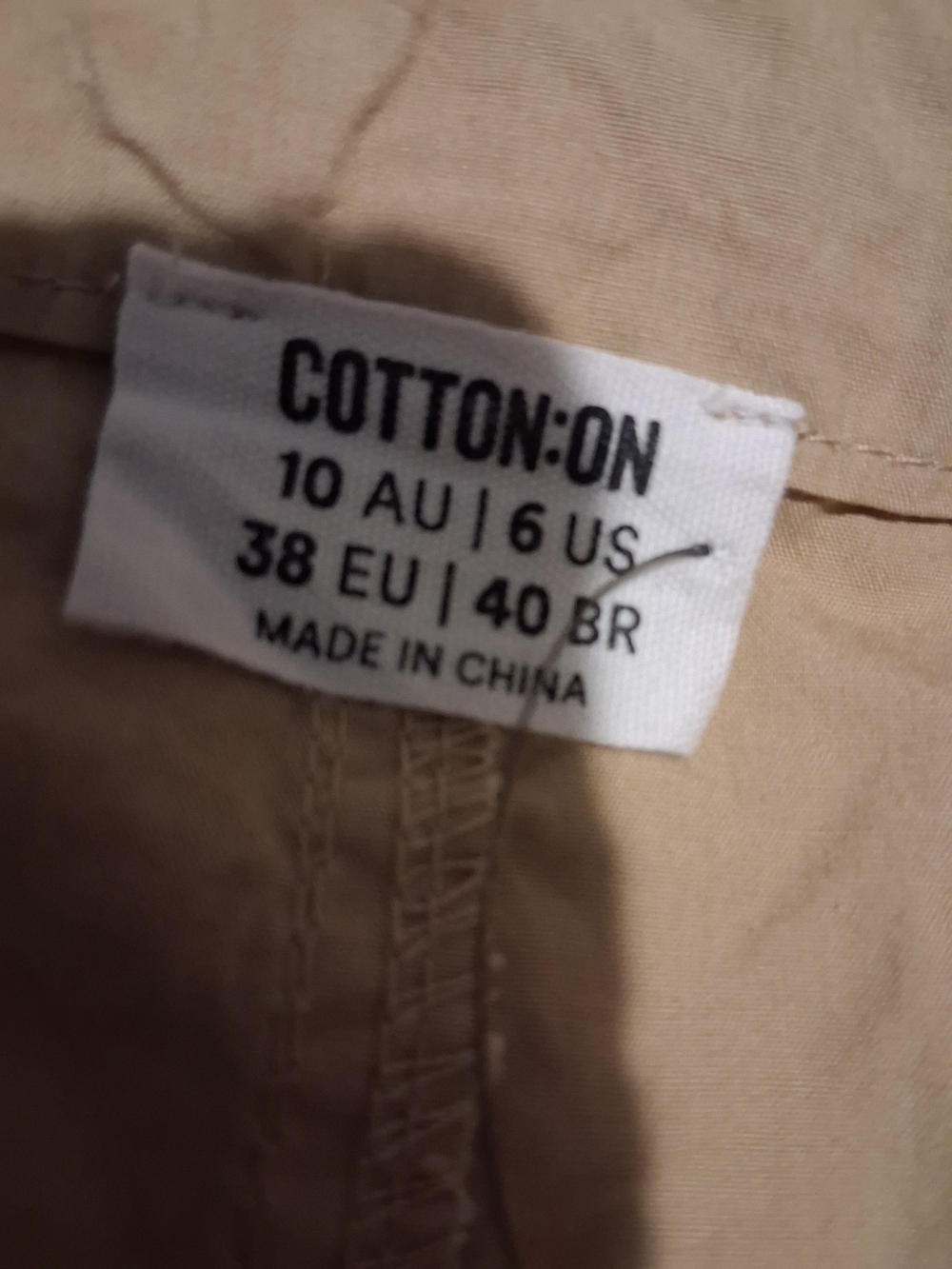 Cotton On  Jordan  Cargo  MAXI SKIRT- SIZE 6 - Picture 8 of 8